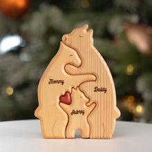 Lade das Bild in den Galerie-Viewer, FamilyBear™ - Personalisierte Bärenfamilie aus Holz
